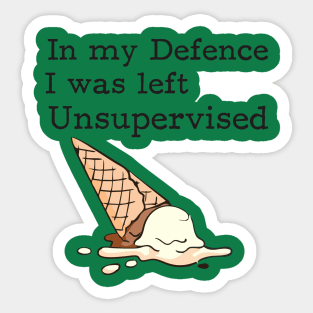 Left Unsupervised Sticker